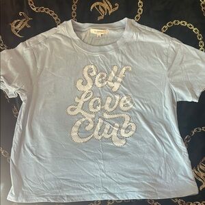 Self Love Club Light Blue T-Shirt